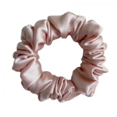 Scrunchie jedwabna mini - Rose | BoMoye