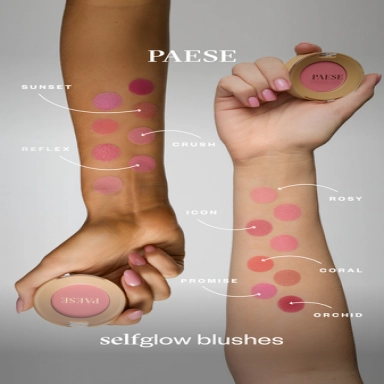 Selfglow róż do policzków | PAESE
