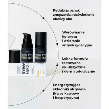 Serum energetyzująco - rozświetlające pod oczy i na powieki Eyeluminate Hero | Veoli Botanica