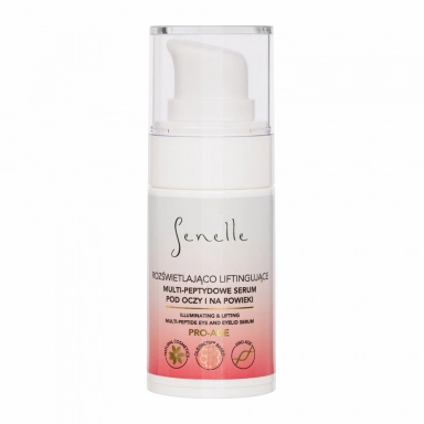 Serum multi - peptydowe rozświetlająco - liftingujące pod oczy i na powieki | Senelle Cosmetics
