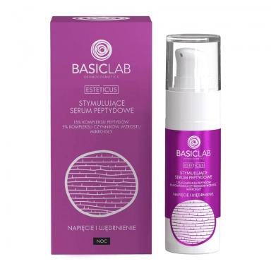 Serum peptydowe z 15% kompleksem peptydowym, czynnikami wzrostu i mikroigłami | BasicLab