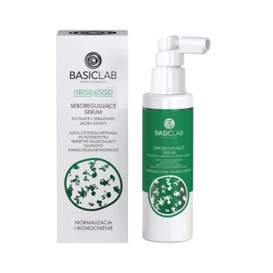 Serum seboregulujące do skóry głowy Normalizacja i Wzmocnienie | BasicLab
