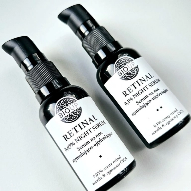 Serum stymulująco - ujędrniające z retinalem 0,05%, acmellą i egzosomami CICA | BIOUP