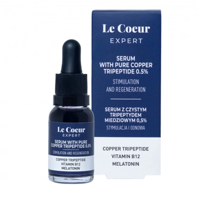 Serum z czystym tripeptydem miedziowym, witaminą B12 i melatoniną | Le Coeur