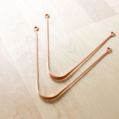 Skrobak miedziany do czyszczenia języka | Arista Ayurveda