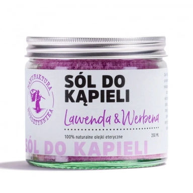 Sól do kapieli Lawenda Werbena | Manufaktura Bursztynnika