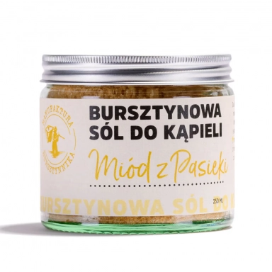 Sól do kąpieli Miód z Pasieki | Manufaktura Bursztynnika