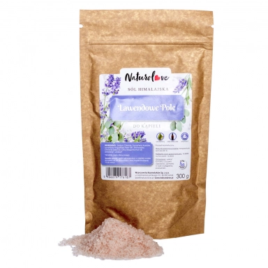 Sól himalajska do kąpieli Lawendowe pole | Naturolove