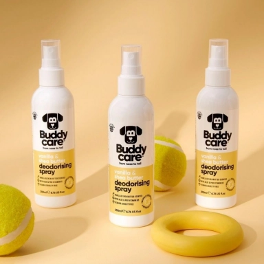 Spray dezodorujący dla psów - Wanilia i Masło shea | Buddy Care