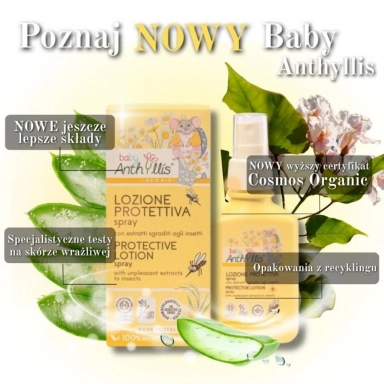 Spray ochronny dla dzieci z ekstraktem z katalpy nieprzyjemnym dla komarów i owadów | Anthyllis