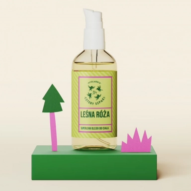 Superlekki olejek do ciała Leśna róża | Cztery Szpaki