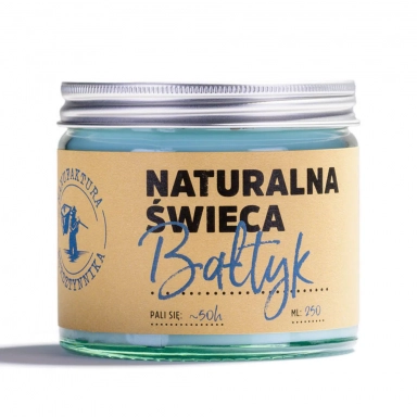 Świeca sojowa Bałtyk | Manufaktura Bursztynnika