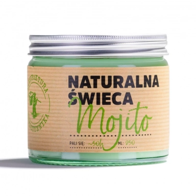 Świeca sojowa Mojito | Manufaktura Bursztynnika