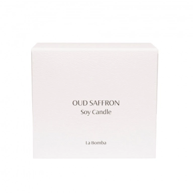 Świeca sojowa Oud Saffron Candle | La Bomba
