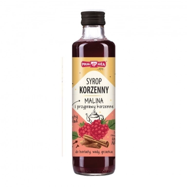 Syrop korzenny z malinami | Polska Róża