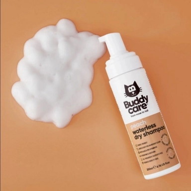 Szampon dla kotów bez spłukiwania z aloesem i prowitaminą B5 | Buddy Care