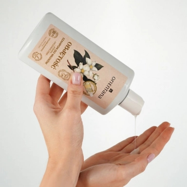 Ajurwedyjska szampon Jaśmin i Migdałecznik | Orientana