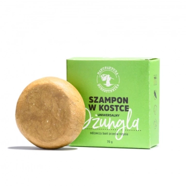 Szampon do włosów w kostce Dżungla | Manufaktura Bursztynnika