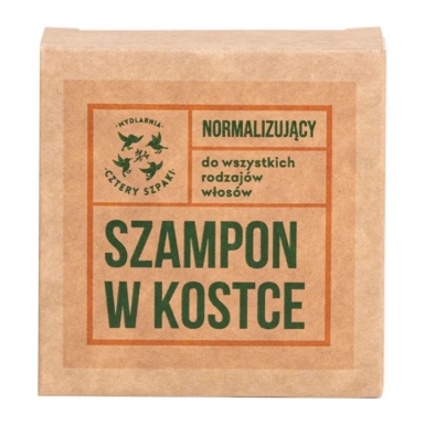 Szampon do włosów w kostce Rozmaryn i Mandarynka - normalizujący | Cztery Szpaki