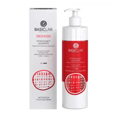Szampon stymulujący przeciw wypadaniu Aktywacja i Oczyszczenie | BasicLab