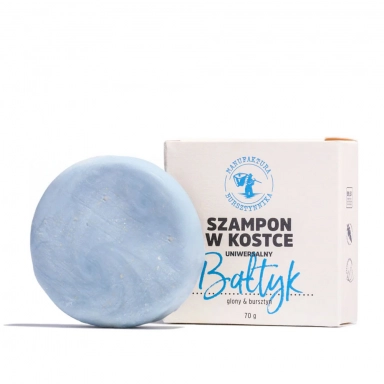 Szampon w kostce Bałtyk | Manufaktura Bursztynnika