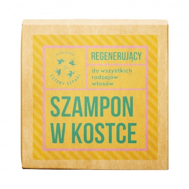 Szampon w kostce regenerujący Eukaliptus Cytrynowy | Cztery Szpaki