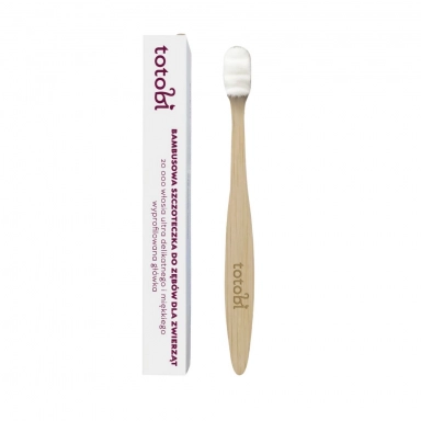 Szczoteczka bambusowa z ultra-miękkim włosiem | Totobi