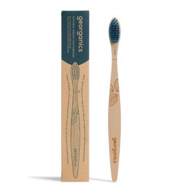 Szczoteczka do zębów z drzewa bukowego - twarda | Georganics