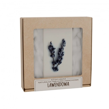 Tabliczka zapachowa z wosku sojowego Lawendowa | Bosphaera