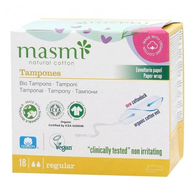 Tampony bez aplikatora Regular | Masmi