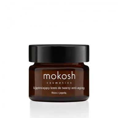 Ujędrniający krem do twarzy anti-aging Róża z Jagodą | Mokosh
