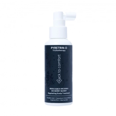Wcierka regulująca do skóry głowy Pyretrin-D Trichotherapy | Back to comfort