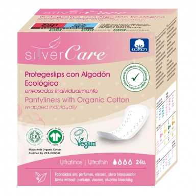 Wkładki ekologiczne ultracienkie Silver Care | Masmi