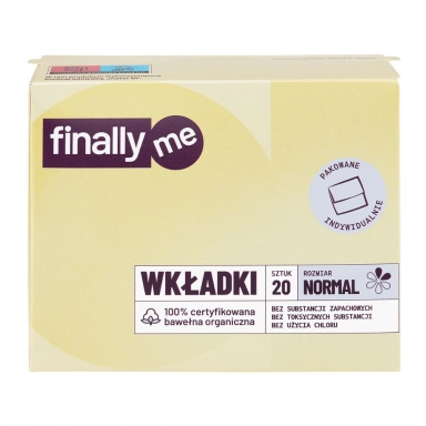 Wkładki organiczne komfortowe na co dzień | Finally Me