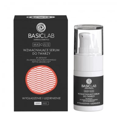Wzmacniające serum do twarzy  Wygładzenie i ujędrnienie Masculis | BasicLab