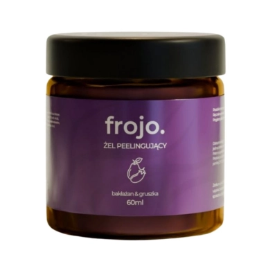 Żel peelingujący do twarzy Bakłażan Algi Gruszka | FroJo