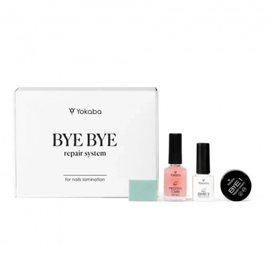 Zestaw do laminacji paznokci ByeBye Repair System Protein | Yokaba