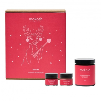 Zestaw do ust i ciała Usta do pocałunków - Amorek | Mokosh