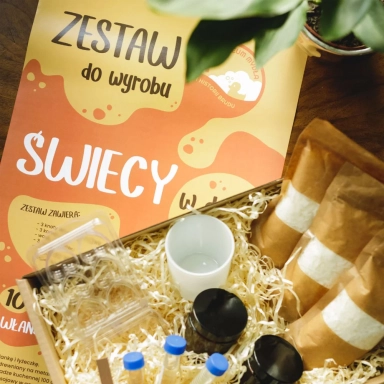 Zestaw do wyrobu świec sojowych w domu | Bydgoska Wytwórnia Mydła