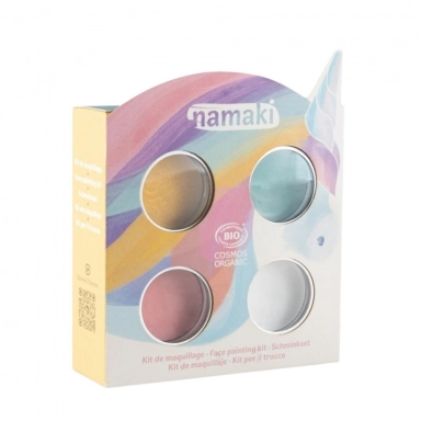 Zestaw farb do malowania twarzy dla dzieci, 4 kolory, COSMOS ORGANIC | Namaki
