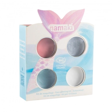 Zestaw farb do malowania twarzy dla dzieci, 4 kolory, COSMOS ORGANIC | Namaki