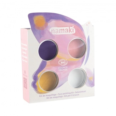 Zestaw farb do malowania twarzy dla dzieci, 4 kolory, COSMOS ORGANIC | Namaki
