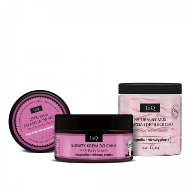 Zestaw kosmetyków do pielęgnacji MAGNOLIA | LaQ