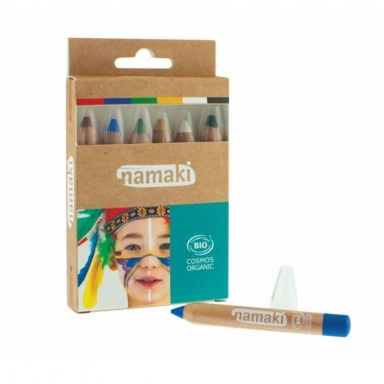 Zestaw kredek do malowania twarzy dla dzieci TĘCZA | Namaki