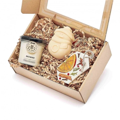 Zestaw prezentowy Bałwanek | Miodowa Mydlarnia