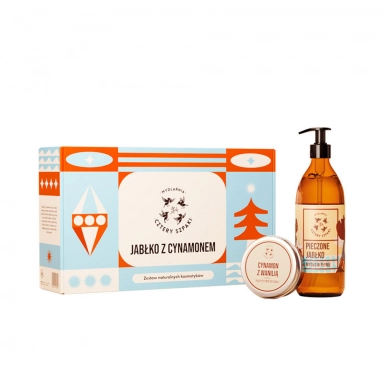 Zestaw do ciała Jabłko z cynamonem | Cztery Szpaki