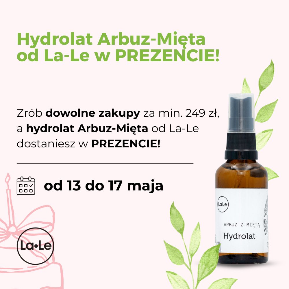 Hydrolat Arbuz-Mięta od La-Le w PREZENCIE!