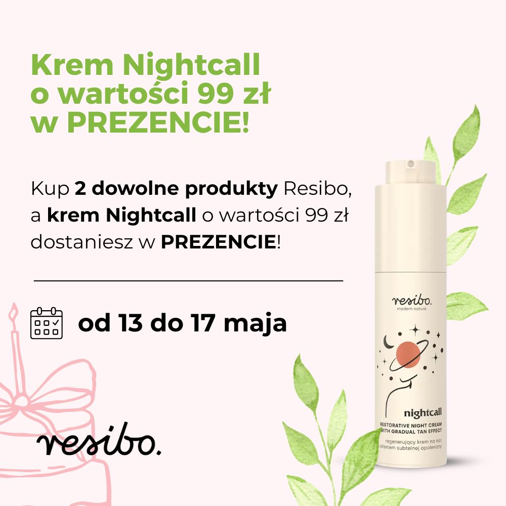 Krem Nightcall od Resibo w PREZENCIE!