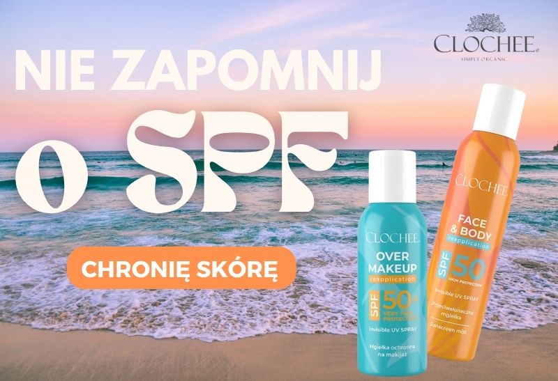 Przejdź do mgiełek SPF Clochee