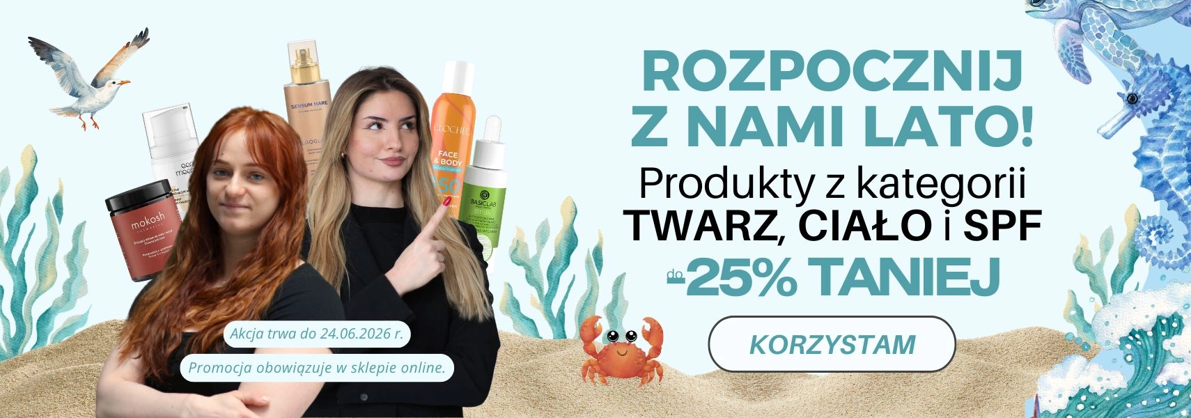 Rozpocznij z nami lato z rabatami do -25%